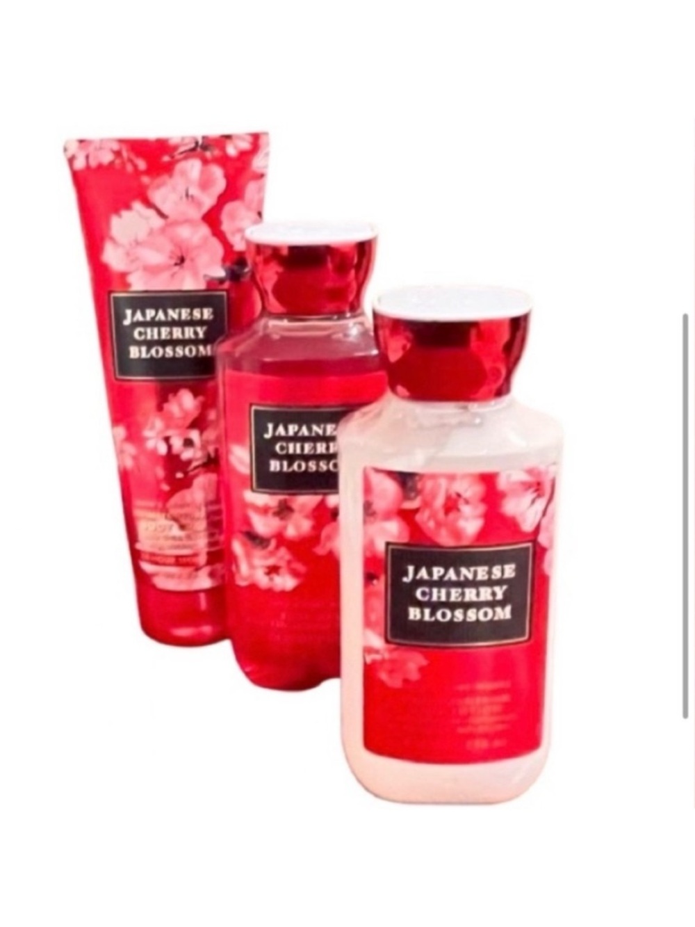 🆕- Bath & Body Works Japanese Cherry Blossom 3- Piece Gift Set - Picture 2 of 7